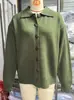 2026 Cárdigan de Punto Transfronterizo Europeo y Americano con Botones para Mujer Abrigo de Suéter Otoño e Invierno Nuevo Color Sólido Casual Moda Ropa para Mujer