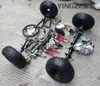 Accesorios para kart de cuatro ruedas eléctrico modificado DIY suspensión delantera dirección eje diferencial motor de accionamiento por eje eje trasero neumático de 6 pulgadas
