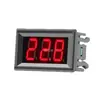 Voltímetro LED CC DC4.5V-30V pantalla digital dos hilos cabezal de medidor digital indicador de voltaje pantalla 12V/24V