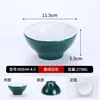 Tazones pequeños de plástico de melamina tamaño A5, aptos para uso comercial en comedores, tazones para sopa, restaurantes de hot pot, tazones para salsas para mojar, tazones para avena y restaurantes de comida rápida; estos cuencos están diseñados para imitar la apariencia de la porcelana