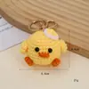 Pingente de Animal Fofo Criativo Feito à Mão Crochê Bolsa de Boneca Infantil Pingente Chaveiro DIY Corrente para Pendurar Capa de Celular