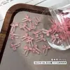 Acessórios de nail art de laço de fita soft-carved estilo Ins, novos acessórios de unha postiças de laço fosco translúcido