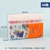 Marcadores Acrílicos para Dibujar Niños DIY Pintura 60 Colores Lápices de Colores Artísticos Capa Opaca Aplicable Juego de Pinceles de Pintura Acrílica
