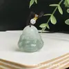 Colgante Budista Maitreya Tesoro de Piedra, Collar de Buda Guanyin Verde de Tianshan, Colgante de Alta Calidad, Suministro Directo del Fabricante, Diversas Opciones de Entrega