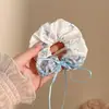 Scrunchie Deslumbrante Estilo Zhao Lusi para Mulheres, Elástico de Cabelo de Alta Qualidade, Corda para Coque, Acessório de Cabelo por Xu Yan