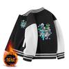 Roupas infantis jaqueta de beisebol de outono para meninos primavera/outono e inverno veludo fino engrossado cardigan de outono bonito dos meninos