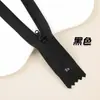 Não. 3 Zíper Duplo Clássico de Nylon Bolsa Espessa com Trava Automática Braguilha de Calça Bolso de Roupa Zíper Antiderrapante