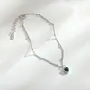 Pulseira de Prata S925 Amor Zircônia Luxo Leve Simples Alto Padrão Senso de Design Moda Versátil