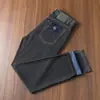 Jeans Casuales para Hombre de Tela de Sarga Suave con Cuadros Finos para Primavera y Verano 2025, los más fáciles de combinar, de Cintura Media-Alta, Pierna Recta Suelta