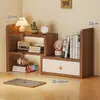 Prateleira de Armazenamento de Mesa Estante de Mesa Canto de Mesa Doméstica Prateleira Vertical de Escritório Prateleira de Arquivo Multicamadas