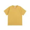 Camiseta Branca Realçadora Cinza Lisa de Manga Curta 100% Algodão Estilo Coreano para Homens e Mulheres, Verão 2026 Casual Versátil Estilo Ins para Casais