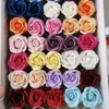 Vendas Diretas da Fábrica Mini Cabeças de Flores do Tamanho de um Polegar DIY Flores de Sabão Semi-Acabadas Cabeças de Flores de Rosa Presentes de Flores de Sabão Atacado