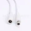 Cabo de Alimentação DC Branco de 5m Cabo de Extensão DC Conector Macho e Fêmea DC 5.5X2.1 Cabo de Extensão DC