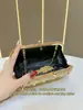 Nuevo bolso de mano elegante para damas, bolso de noche lujoso con adornos de diamantes de imitación, bolso de mano de nicho