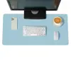 Mouse Pad Antiderrapante Simples para Uso no Escritório e em Casa, Tamanho Grande, Resistente a Manchas, Base de Mesa de Cor Sólida, Absorvente de Água, Secagem Rápida, Mouse Pad de Tecido Durável