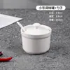 Panela de Cerâmica para Ensopado com Tampa para Uso Doméstico, Adequada para Cozinhar em Banho-Maria Ninho de Pássaro e Ovos, Pequena Panela de Ensopado Estilo Shaxian