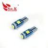 SO.K Luz Indicadora LED de Alto Brillo para Automóvil Transfronteriza T5 3030 3smd Luz de Instrumentos Luz de Consola Central Luz de Lectura