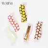 Novo Prendedor de Cabelo Colorido com Bolinhas Onduladas Wjia Moda Presilha Bico de Pato Estilo Simples Japonês Prendedor de Franja Feminino Acessório de Cabelo