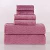 Etiquetado Transfronterizo Toalla Oreja de Trigo Tejido de Punto por Urdimbre Terciopelo Coral Toalla de Borde Liso Toalla de Baño Hogar Absorbente Toalla Gruesa