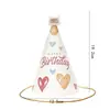 Envío Gratis Empaque Individual Sombrero de Cumpleaños Sombrero de Fiesta Sombrero Puntiagudo Sombrero de Fiesta para Bebés y Niños Sombrero para Pastel