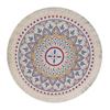 30cm Mantel de Lino con Patrón de Mandala Impermeable Aislante Térmico Redondo Estilo Bohemio Venta al por Mayor 1506