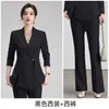 Trajes de moda elegantes al por mayor transfronterizos, chaquetas versátiles de alta gama para uso casual, conjuntos de blazer ajustados estilo coreano para mujer