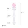 Mujer sm accesorios vidrio tapón anal love bear tapón anal desarrollo corte trasero juguetes sexuales cristal pene suministros para adultos