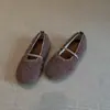 Sapatos Mary Jane Suaves de Uma Tira Estilo Francês 2026 Brisa Noturna Outono e Inverno Sapatos Peludos de Cano Baixo Novos Sapatos de Salto Único Estilo Noite Feminino