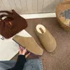 Pantuflas Birkenstock Retro Plus Terciopelo Marrón Suela Gruesa Forradas con Terciopelo 2026 Nuevas de Invierno Cálidas para Exteriores Pantuflas Cerradas con Forro de Terciopelo
