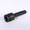 Hexágono soquete 1/2 pistola de ar comprimido de uma peça cabeça de lote pneumática hexagonal chave de fenda manga ameixa manga hexagonal pistola de ar terno lote