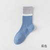 Calcetines de media caña 95% algodón primavera y verano calcetines de algodón puro calcetines deportivos de algodón peinado combinación de colores a rayas absorbentes de sudor desodorantes calcetines sin costuras
