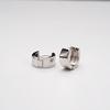 Plata Esterlina S925 Tamaño Aro para Oreja Lóbulos de la Oreja Espacio Edición Ancha Chapado en Platino Moda Personalizado Unisex Regalo