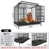 Gaiola para cães Pequeno, Médio e Grande Cão Tubo Quadrado Gaiola para Cães Ferro Negrito Gaiola para Cães Casa de Cachorro Teddy Golden Retriever Suprimentos