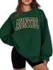 Moletom Oversized para Mulheres da Marca Qaun: Camiseta de Tia Camisa Legal de Tia Manga Longa Casual Pulôver Top