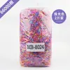 Paquete de 1 kg de Gomas Elásticas Gruesas Desechables para Niños, Ligas para el Cabello para Niñas, Cuerdas para el Cabello de Bebé, Accesorios para el Cabello
