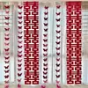 Cerimônia de casamento Longo Feliz Personagem Adesivo Cortina Pingente Layout de Quarto de Casamento terno Casa Quarto Sala de Estar Decoração Borboleta Flor