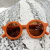 Óculos de Sol Infantil 2025 Óculos de Sol Fofos para Bebê Óculos Infantis para Meninos Meninas Armação Redonda Moda Desenho Animado Óculos Transfronteiriços da Moda