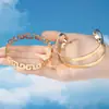 Pulseira de Aço Titânio Personalizada com Padrão Grego Moda Design de Nicho Alta Qualidade Ins Moda Celebridade da Internet Pulseira Luxo Leve