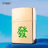 Zorro/Zorro Z91906A Encendedor de Queroseno Metálico Luminoso Tendencia Mahjong Celebridad de Internet Artículo Popular Mayoreo
