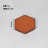 Imanes de Refrigerador Hexagonales de Madera de Venta Caliente Transfronteriza Pegatinas Magnéticas de Madera Creativas para Bricolaje Combinación Divertida Decoración Fábrica al por Mayor