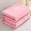 Manta de Franela de Color Sólido Manta de Felpa de Doble Cara Cubierta de Sofá para Siesta Manta de Felpa de Coral Engrosada Más Felpa Sábana de Cama Universal para las Cuatro Estaciones