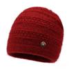 Gorros de Punto Cálidos Sencillos al por Mayor para Mujeres Mayores, Abuelas y Mamás, Gorros de Invierno, Gorros de Lana Tejida Engrosados, Transfronterizos