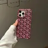 Funda de dientes de perro de cuero de moda para iPhone 17 Pro Max, Apple 16, a prueba de caídas, media cobertura, 13, dura.