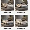 Luz Nórdica Luxo Espesso Couro Nappa Simples Moderno Cama de Casal Quarto Principal Moderno Cama Grande de Couro Novo Modelo Cama de Couro