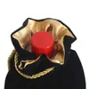 Bolsa de Peluche con Fondo Redondo Personalizada para Vino Tinto y Vino Blanco Bolsa de Almacenamiento Creativa Bolsa de Peluche para Regalo de Joyería
