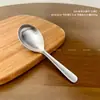 Cuchara de Acero Inoxidable Grado Alimenticio 304 para Uso Personal, Cuchara para Niños, Cuchara de Postre, Cuchara Linda para Comer, Cuchara para Yogur