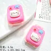 Mala de Gatinho de Desenho Animado Acessórios de Resina DIY Fabricação com Cola de Chantilly Capa de Celular Grampo de Cabelo Chaveiro Material para Joias