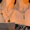 2022 Novo colar de amor para mulheres na moda hip hop estilo frio doce cool sweater corrente masculina clavicle cadeia sweater