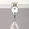 Lindo organizador de escritorio con forma de conejo de dibujos animados, un imprescindible para estudiantes, con un diseño elegante, fácil de usar, no adhesivo, antideslizante y duradero