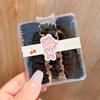 Banda de goma para niños en caja, cuerda para la cabeza para niños, banda para el cabello para niñas, banda de goma para niñas, el cabello del bebé no lastima el pulgar